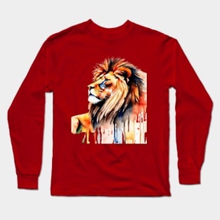 cute lion gift ideas lion tees lion kids tee kids hoodie Long Sleeve T-Shirt